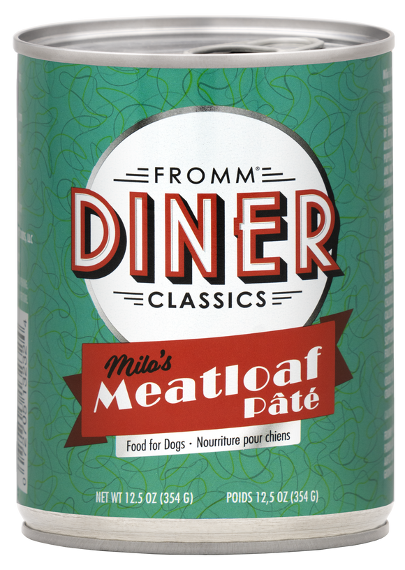 Fromm Diner Classics Milo's Meatloaf Pâté Dog Food (12.5 oz)