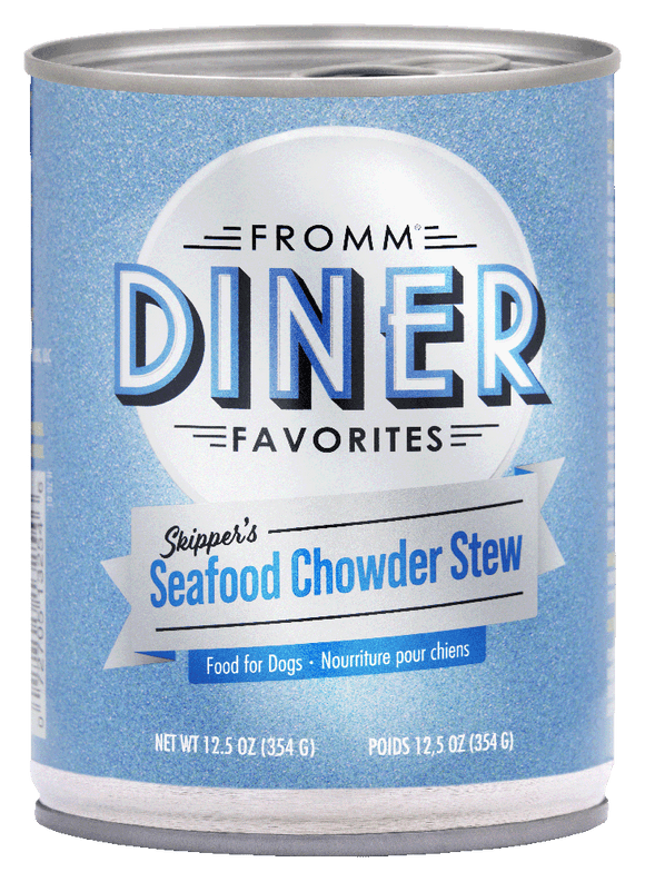 Fromm Diner Favorites Skipper’s Seafood Chowder Stew Dog Food (12.5 oz)