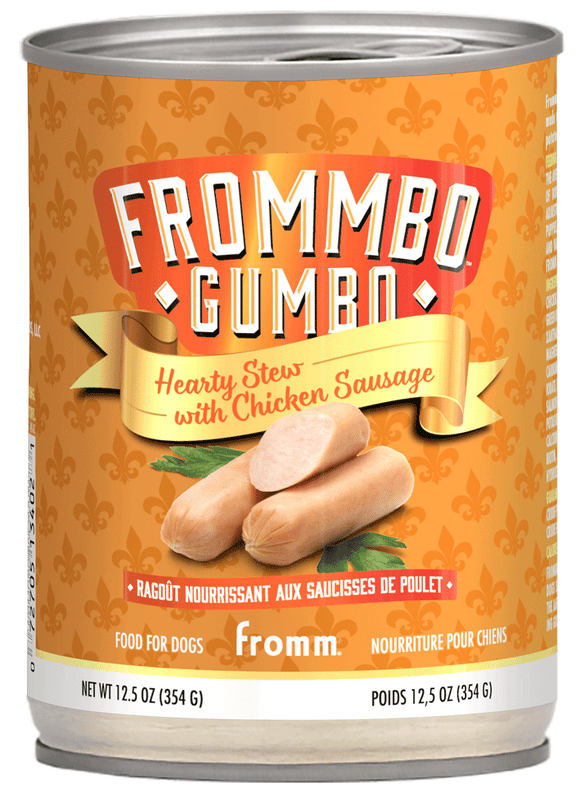 Fromm Frommbo™ Gumbo Hearty Stew with Chicken Sausage Dog Food (12.5 oz Single Can)