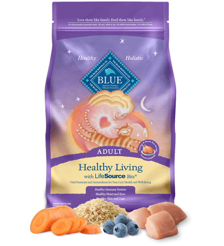 BLUE™ Healthy Living Adult Cats Chicken and Brown Rice Recipe (7 lb)