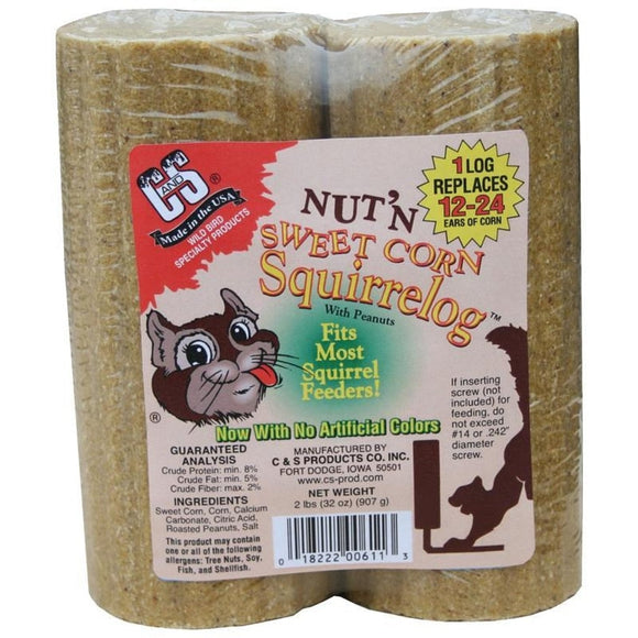 C&S Nut 'N Sweet Corn Squirrelog® Refill (32 oz)