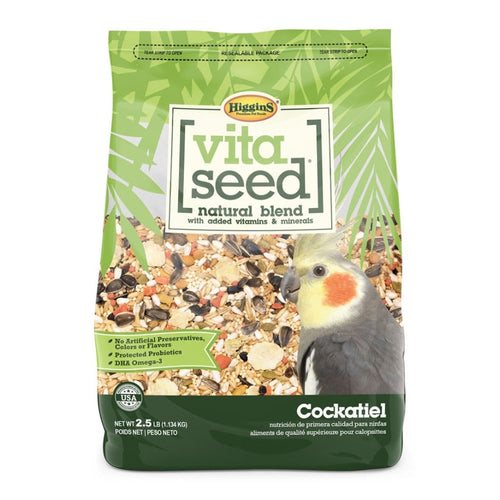 HIGGINS VITA SEED NATURAL BLEND COCKATIEL