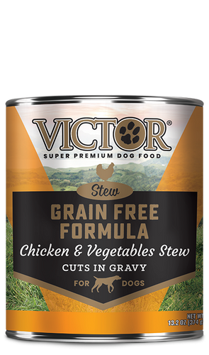 Victor Grain Free Formula Chicken and Vegetables Cuts in Gravy