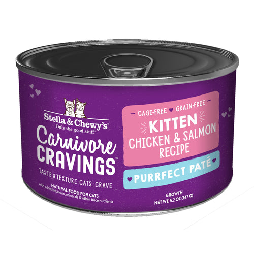 Stella & Chewy's Carnivore Cravings- Purrfect Pate Kitten Chicken & Salmon Recipe